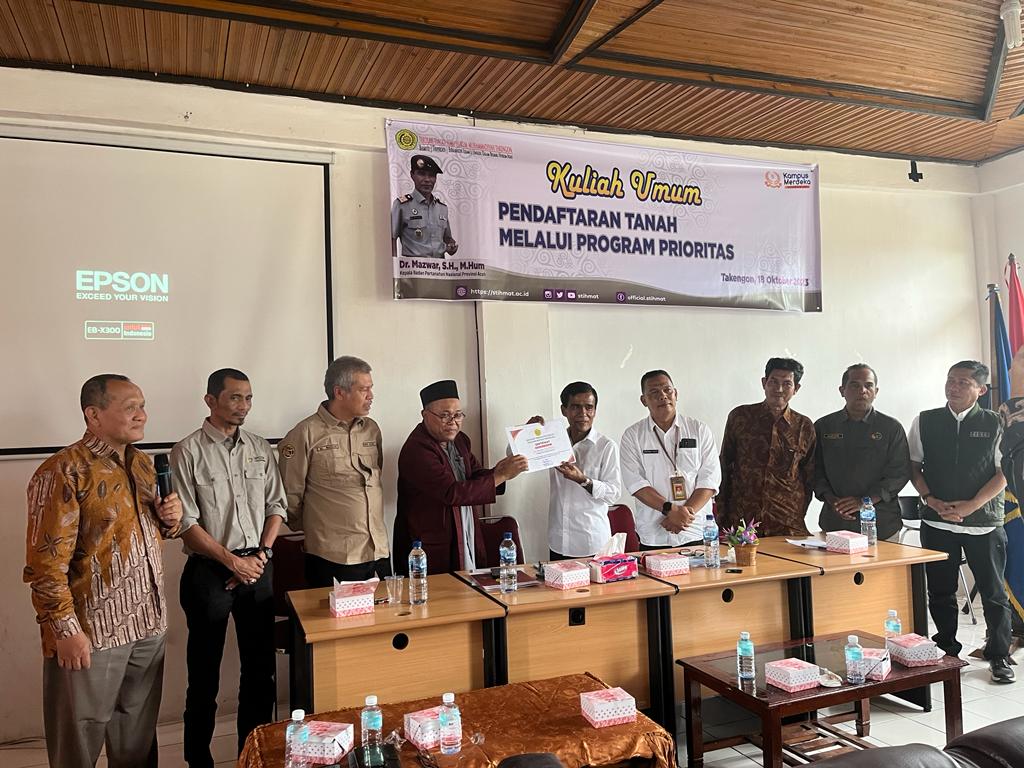 Kanwil BPN Aceh Berikan Kuliah Umum Tentang “Pendaftaran Tanah Melalui Program Prioritas”